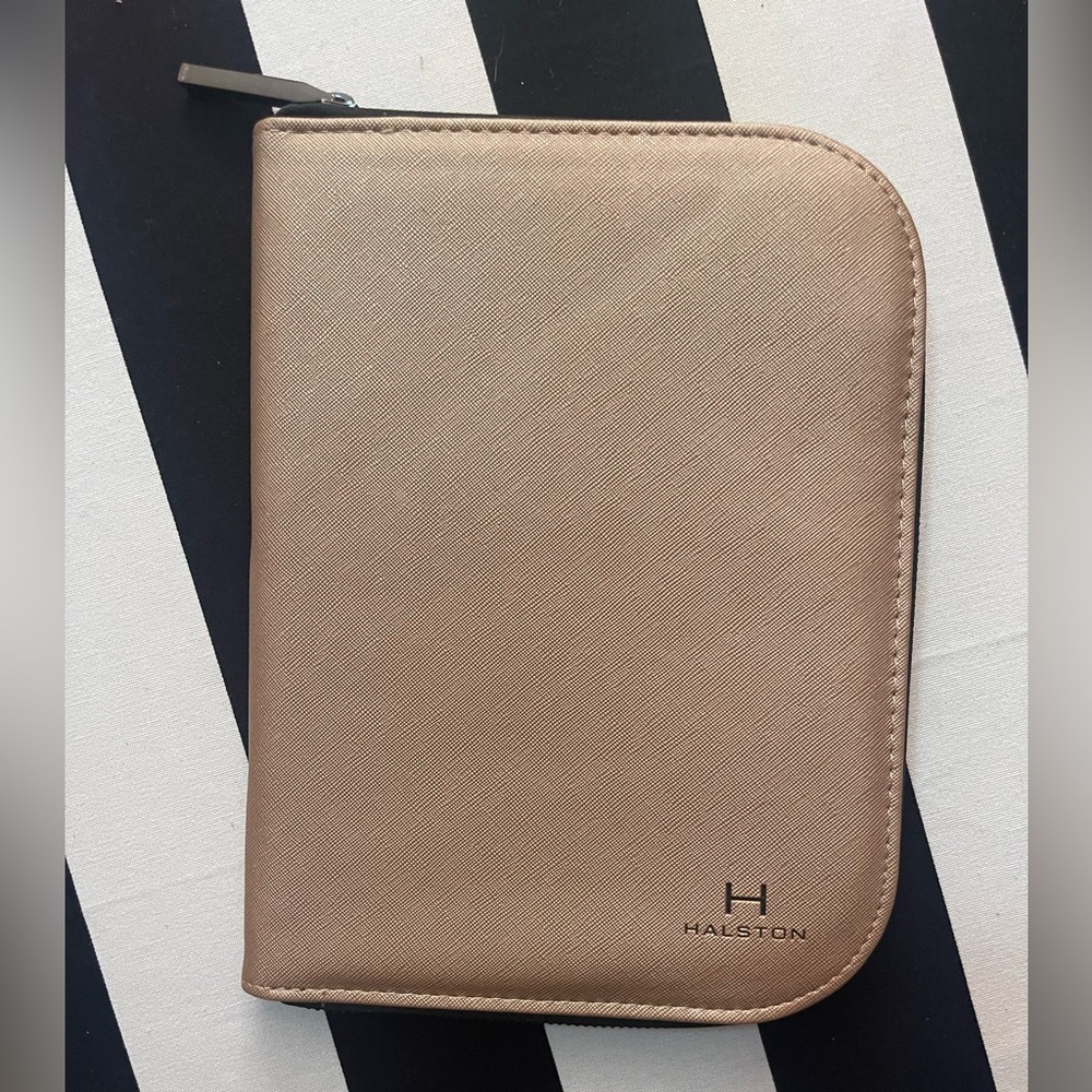 H by Halston Tan Travel Bag